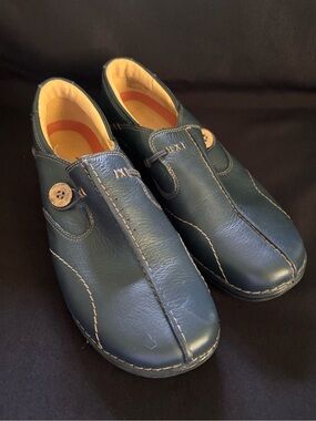Clarks Casual Slip-On Leather Shoes 9W